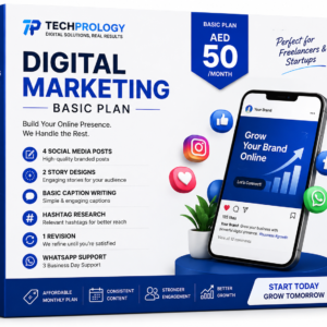 🥉 Basic Plan – AED 50 / Month